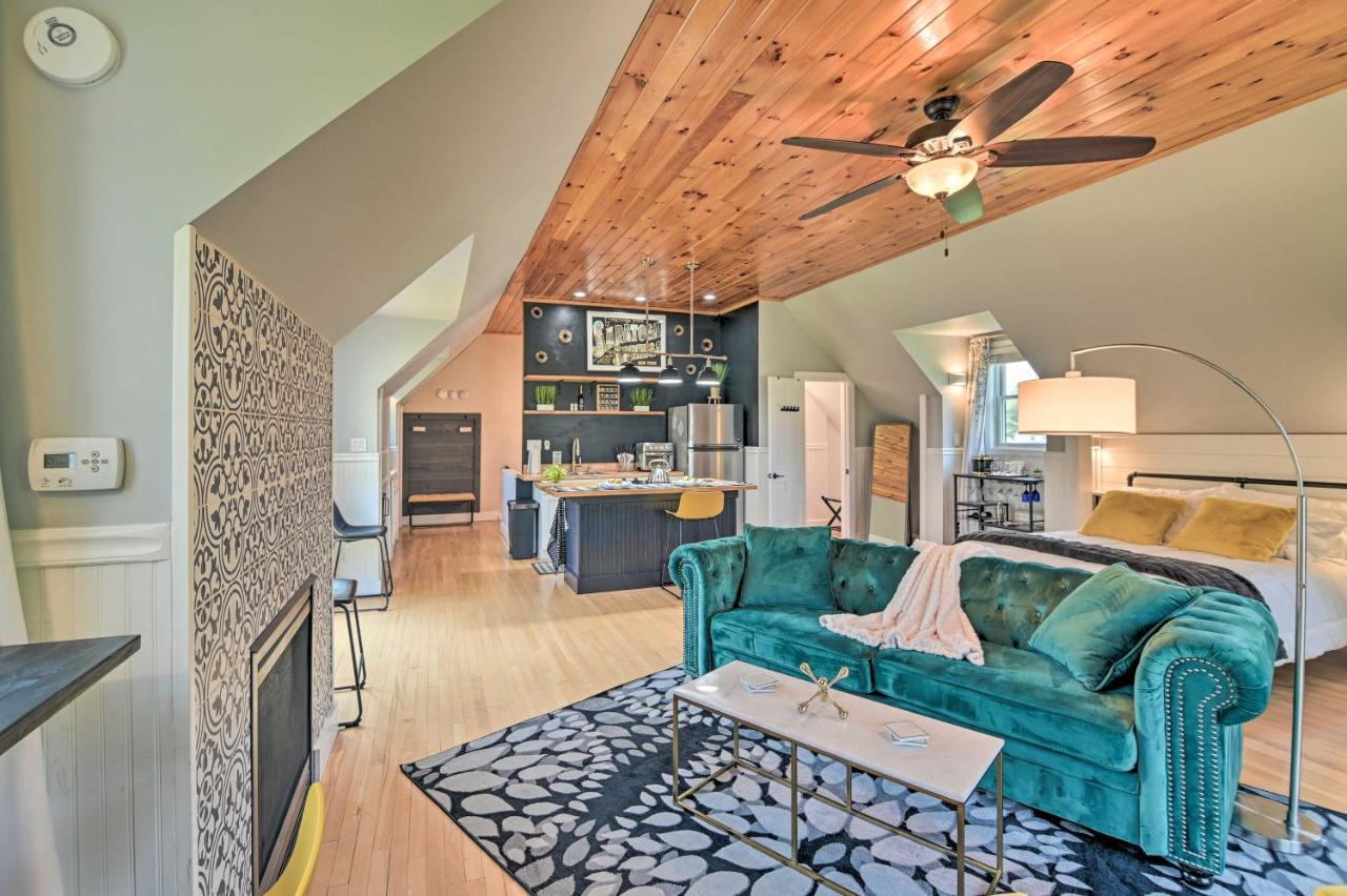 Stylish Studio With Fireplace About 3 Mi From Dtwn! Saratoga Springs Exteriér fotografie