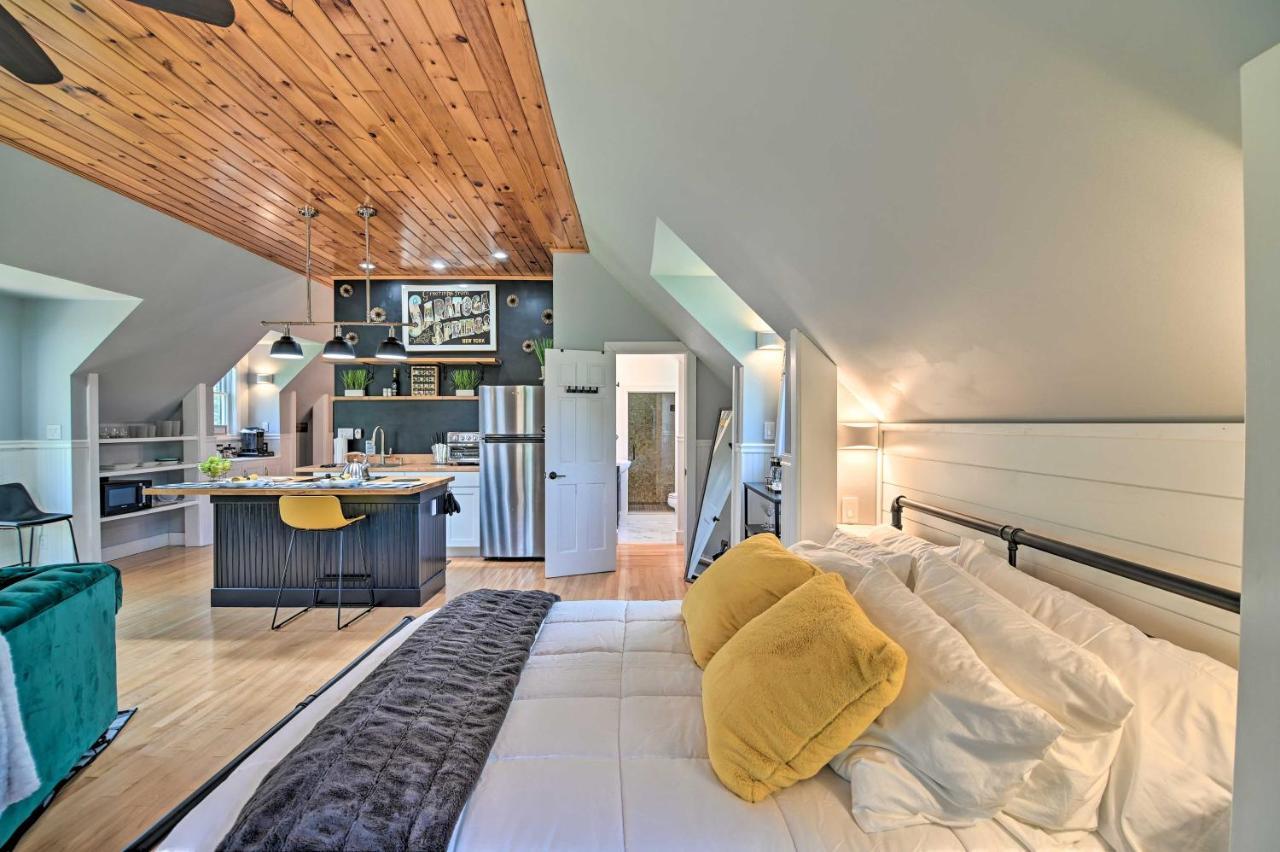 Stylish Studio With Fireplace About 3 Mi From Dtwn! Saratoga Springs Exteriér fotografie